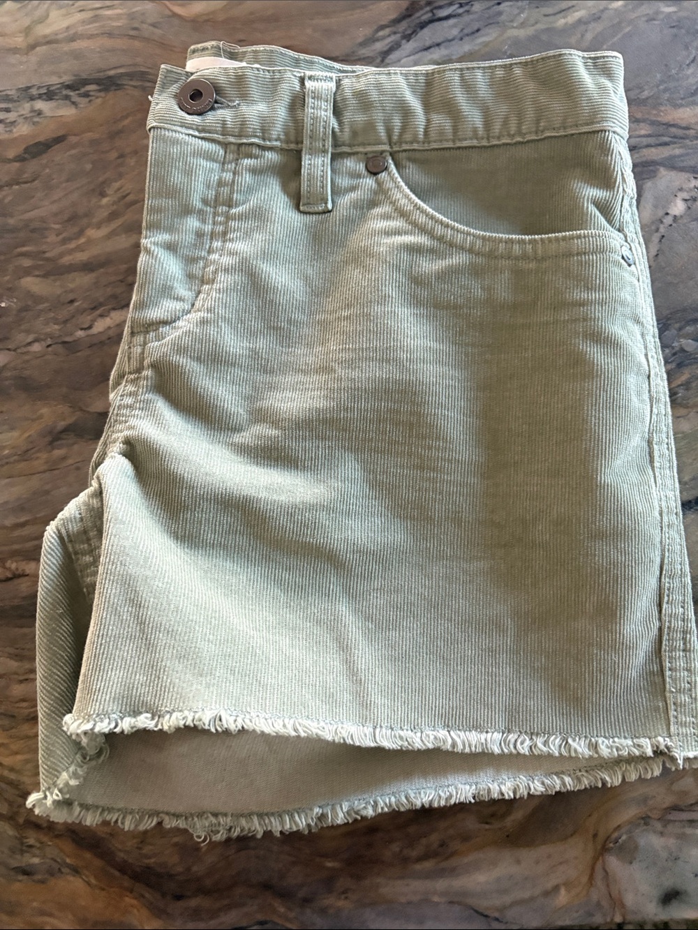 Carve Designs Olive Corduroy Shorts
